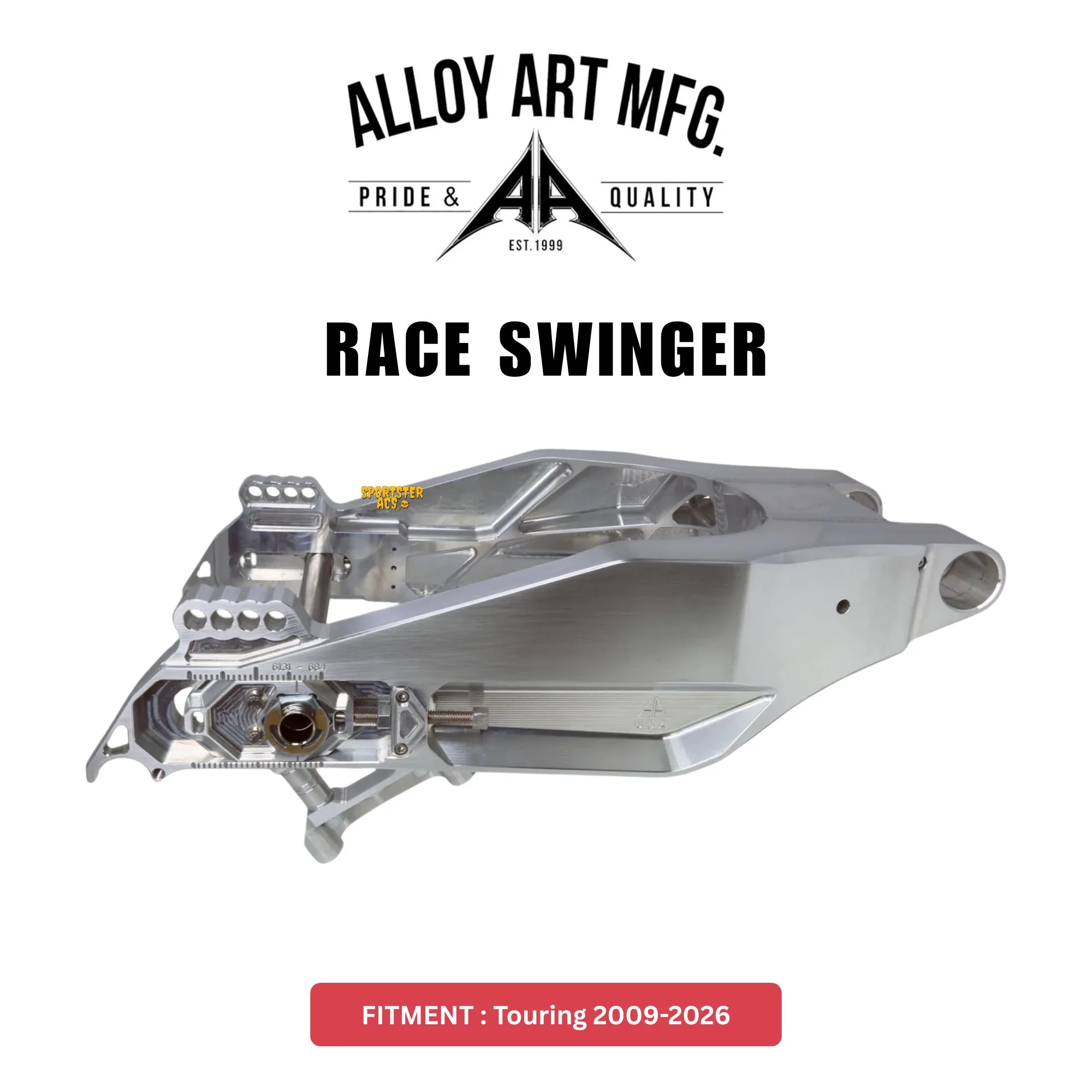Alloy Art - Race Swingarm with 108mm Caliper Mount